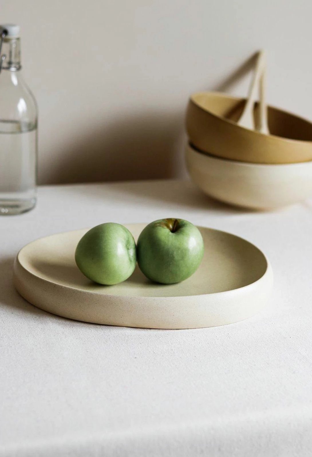 Pjatë prezantimi ushqimi, Hermia Concept, krem, BSM414