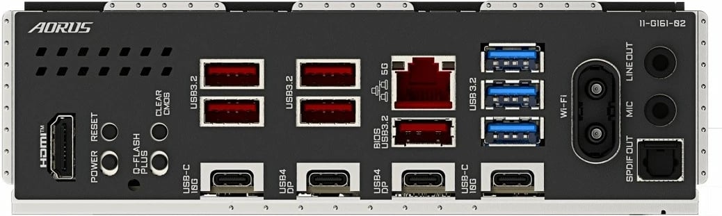 Pllakë amë, Gigabyte, X870E AORUS PRO X (Socket AM5, ATX, 4x DDR5, PCIe 5.0, USB4, Wi‑Fi 7, LAN 5GbE)