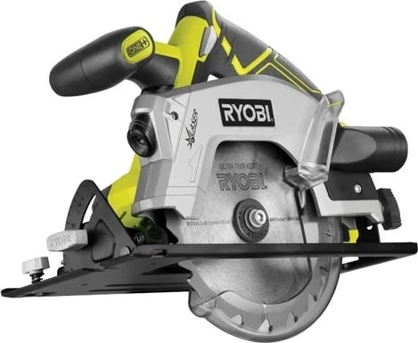 Sharrë rrethore RYOBI 18V me laser