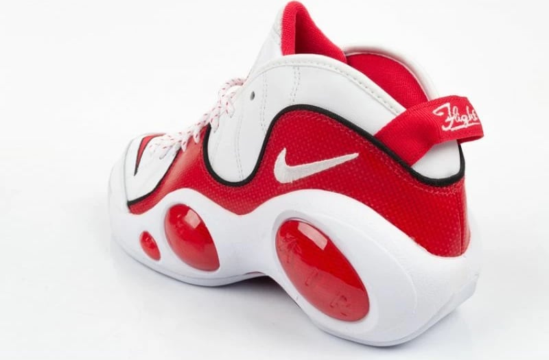 Atlete për meshkuj Nike Air Zoom, të bardha dhe të kuqe