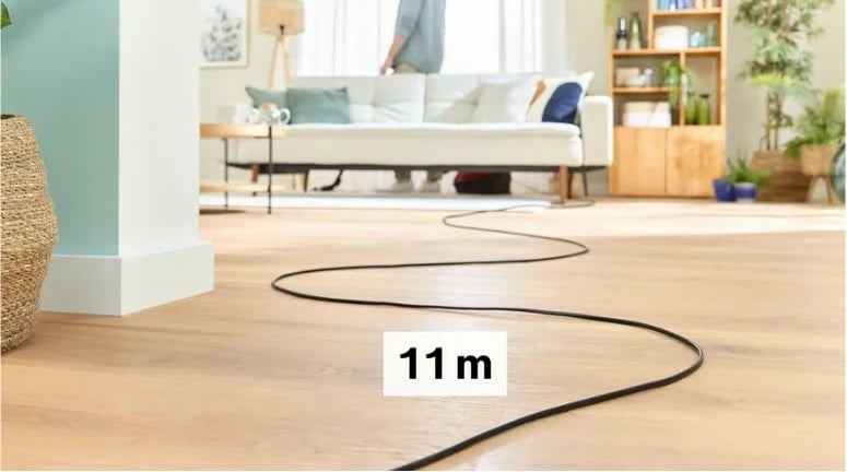 Fshesë me korrent me qese, Bosch BGB41PET1 ProAnimal, 700 W, kapacitet 4 L, filtër HEPA, rreze 11 m, e kuqe/zezë