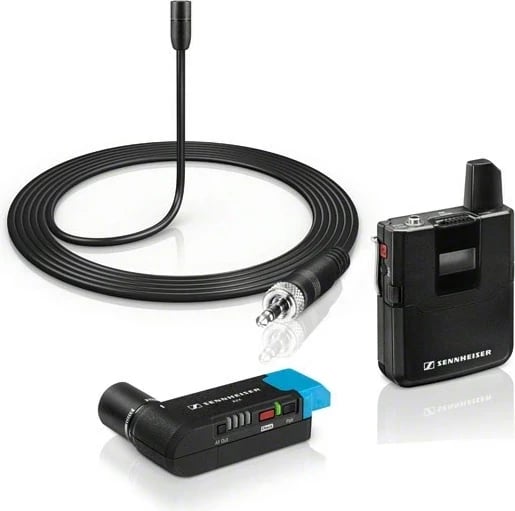 Mikrofon pa tela Sennheiser AVX-ME2 SET me lavalier, transmetues mini, digjital, i zi