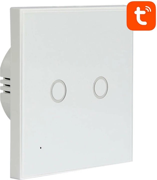 Switch i mençur Neo NAS-SC02WE, 2 kanale, WiFi, i bardhë
