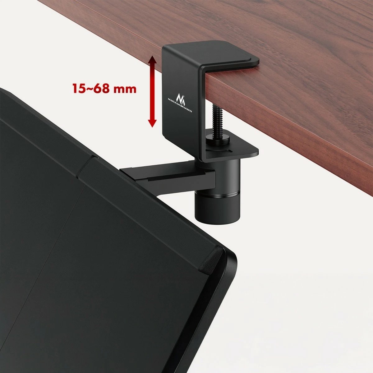 Mbajtës tastiere nën tavolinë Maclean MC-108B, i zi Mbajtës tastiere nën tavolinë Maclean MC-108B, i zi