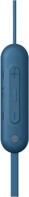 Kufje wireless Sony WI-C100L, Bluetooth, 25 orë, USB-C, blu