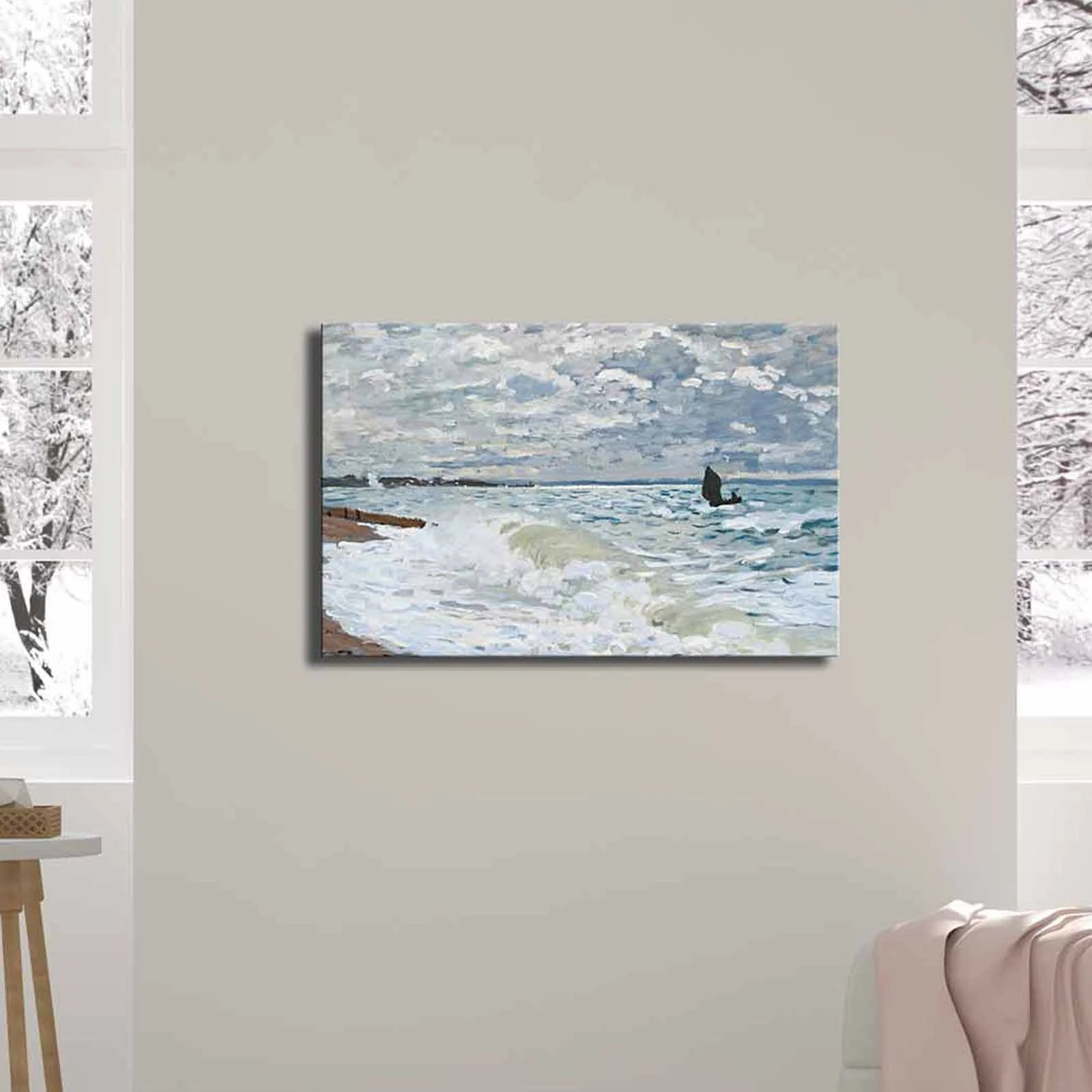 Pikturë dekorative në kanavacë, shumëngjyrëshe, FAMOUSART-11, 45x70cm