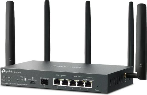Router TP-Link Omada 4G+ Cat6 AX3000 Gigabit VPN, Wi-Fi 6, Dual-band, i zi