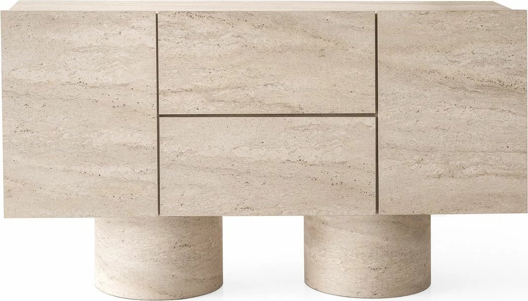 Konsol Skye Decor, ngjyrë travertine, H.Konsol - 6001