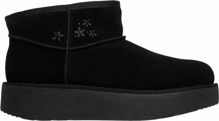 Çizme të shkurtra Skechers për femra, të zeza