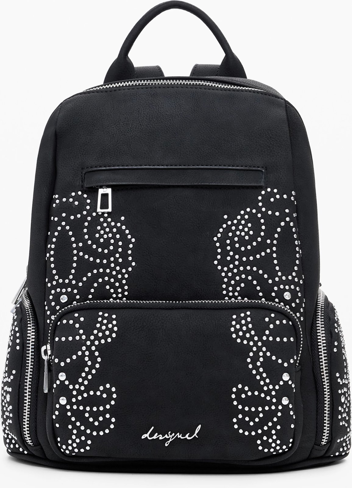 Çantë shpine DESIGUAL Poker Face Chester Mini, femra, e zezë