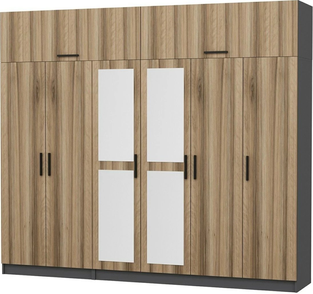 Dollap Skye Decor, ngjyrë arr dhe antracit, 5304