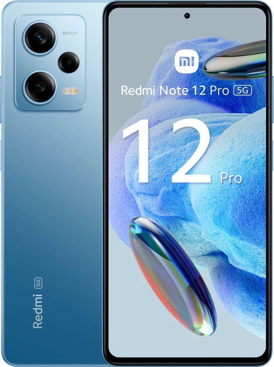 Celular Xiaomi Redmi Note 12 Pro, 6.67", 8+256GB, DS, 5G, i kaltër