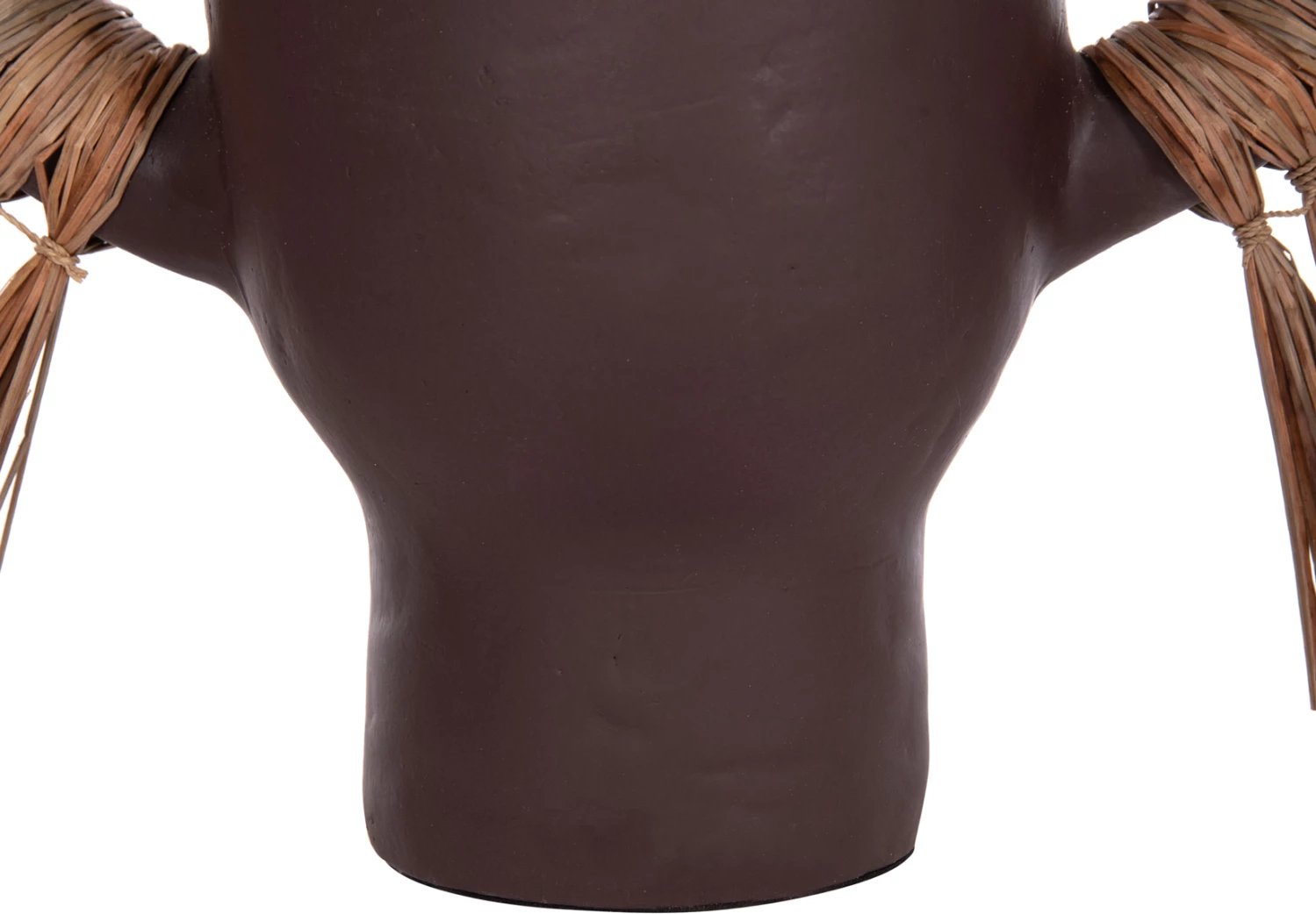 Vazo dekorative tavoline ALICA, terrakotë, ngjyrë çokollate, me bar të thatë, 55x19x34cm Vazo dekorative tavoline ALICA, terrakotë, ngjyrë çokollate, me bar të thatë, 55x19x34cm