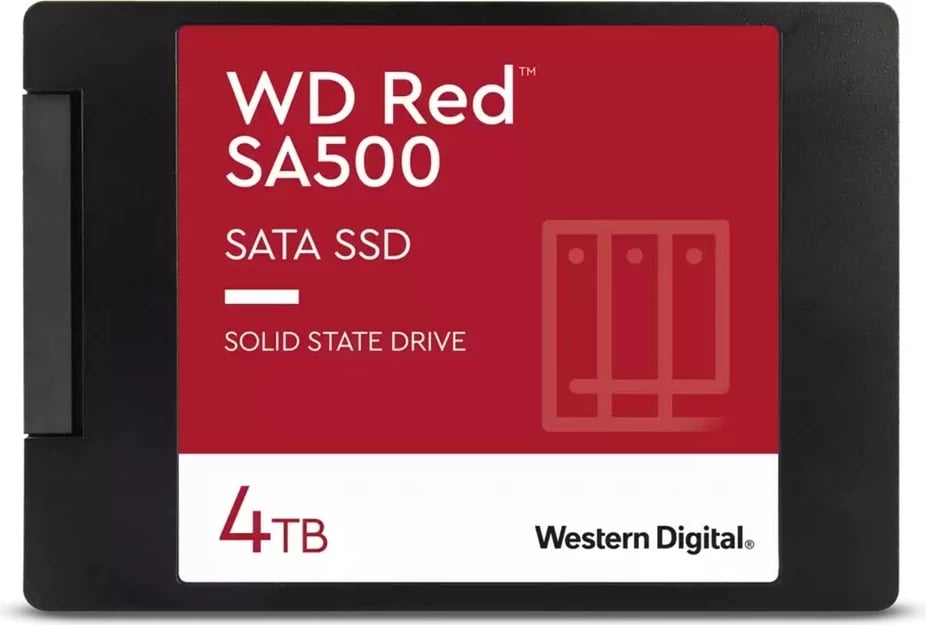 Disk i brendshëm SSD WD Red WDS400T2R0A 2.5" 4 TB Serial ATA III