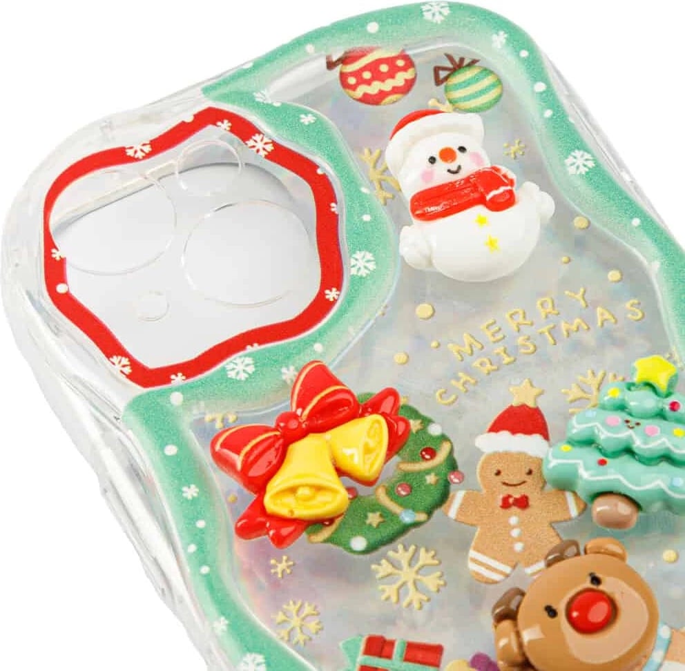 Fotroll për telefon TECH TIME Christmas Edition Green (IP12PRO)