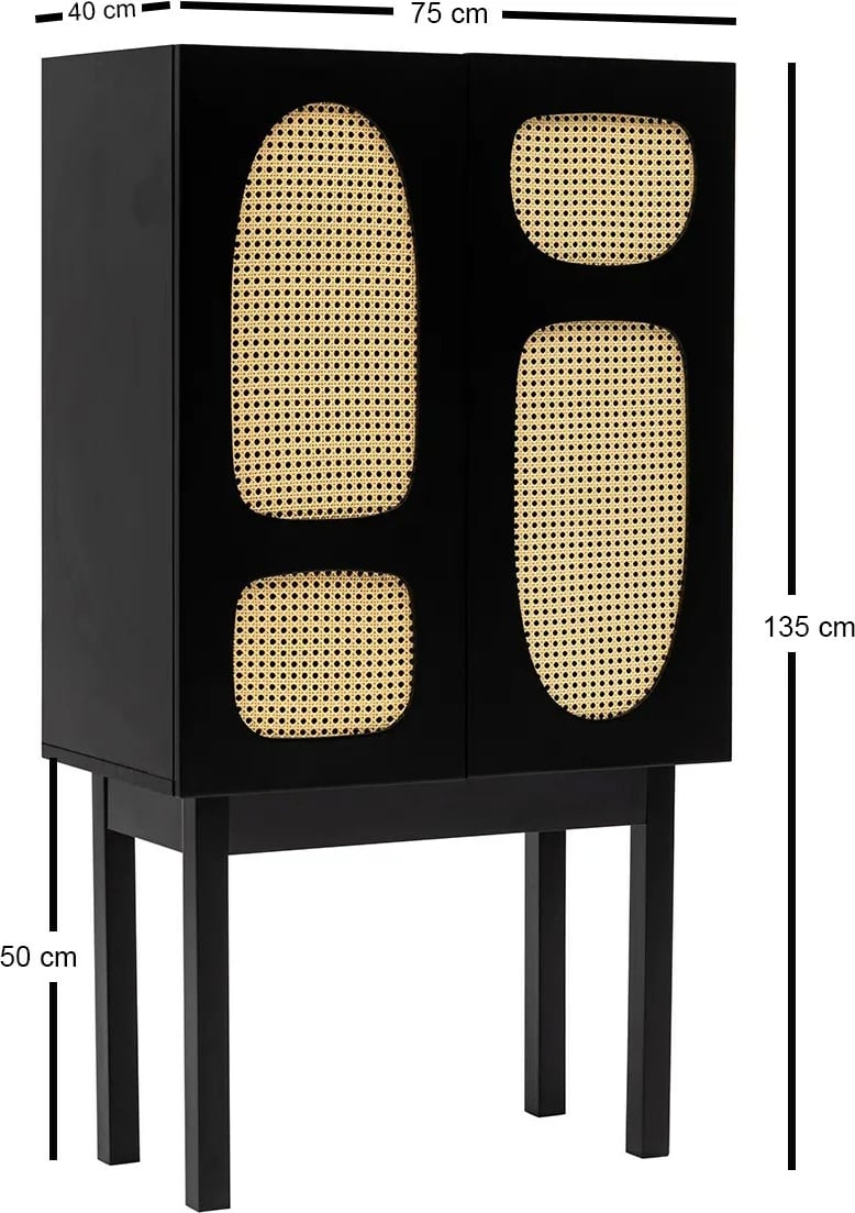 Konsol Simona 135, ngjyrë e zezë