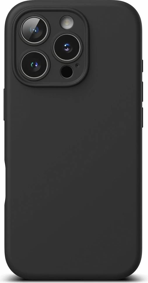 Mbështjellës Ringke Silicone MagSafe për iPhone 16 Pro, i zi