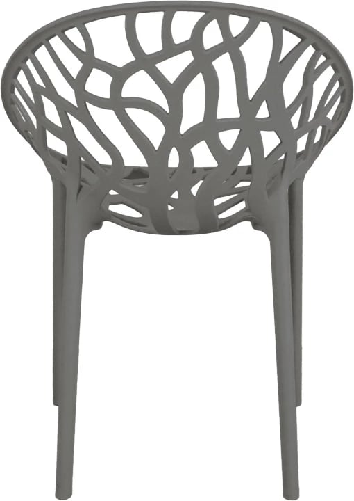 Karrige me krahë Daren, ngjyrë antracit, 59x60x79.5cm