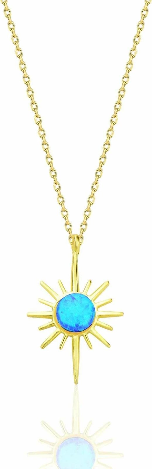 Varëse argjendi Jumeon, gur opal i kaltër, SGTL12674