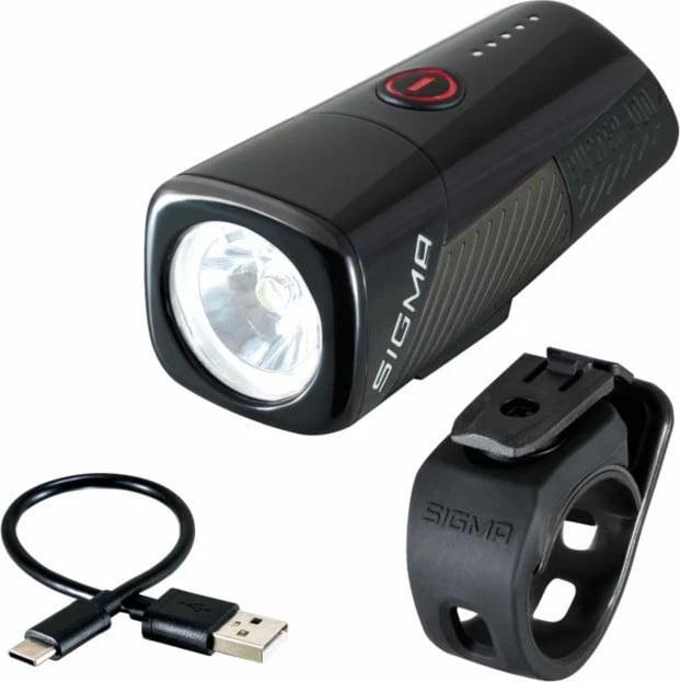 Dritë për biçikletë Sigma, e zezë