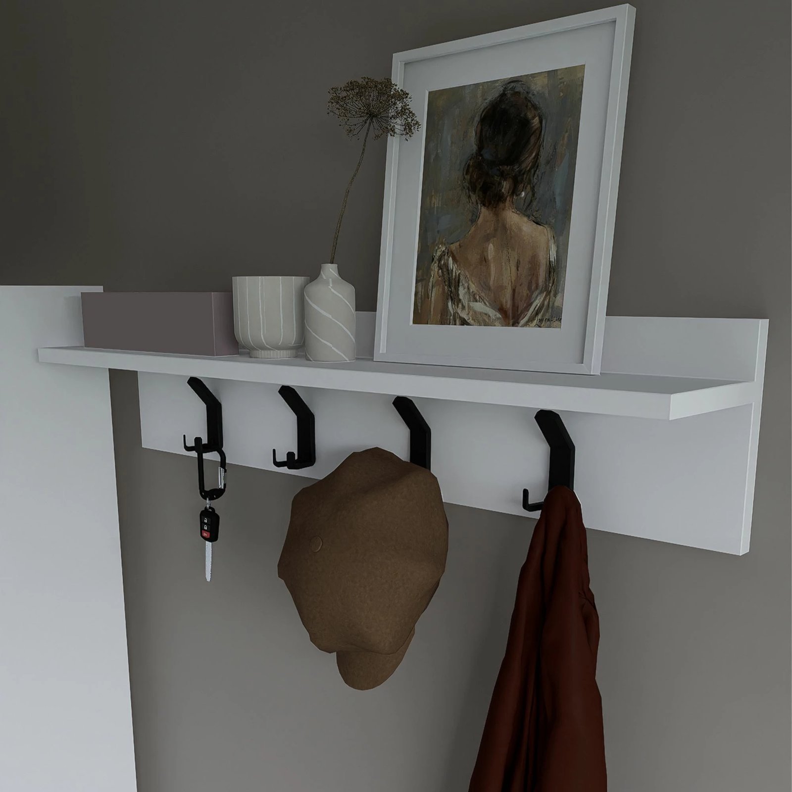 Varëse palltosh Skye Decor, Lucas 1600-149, e bardhë