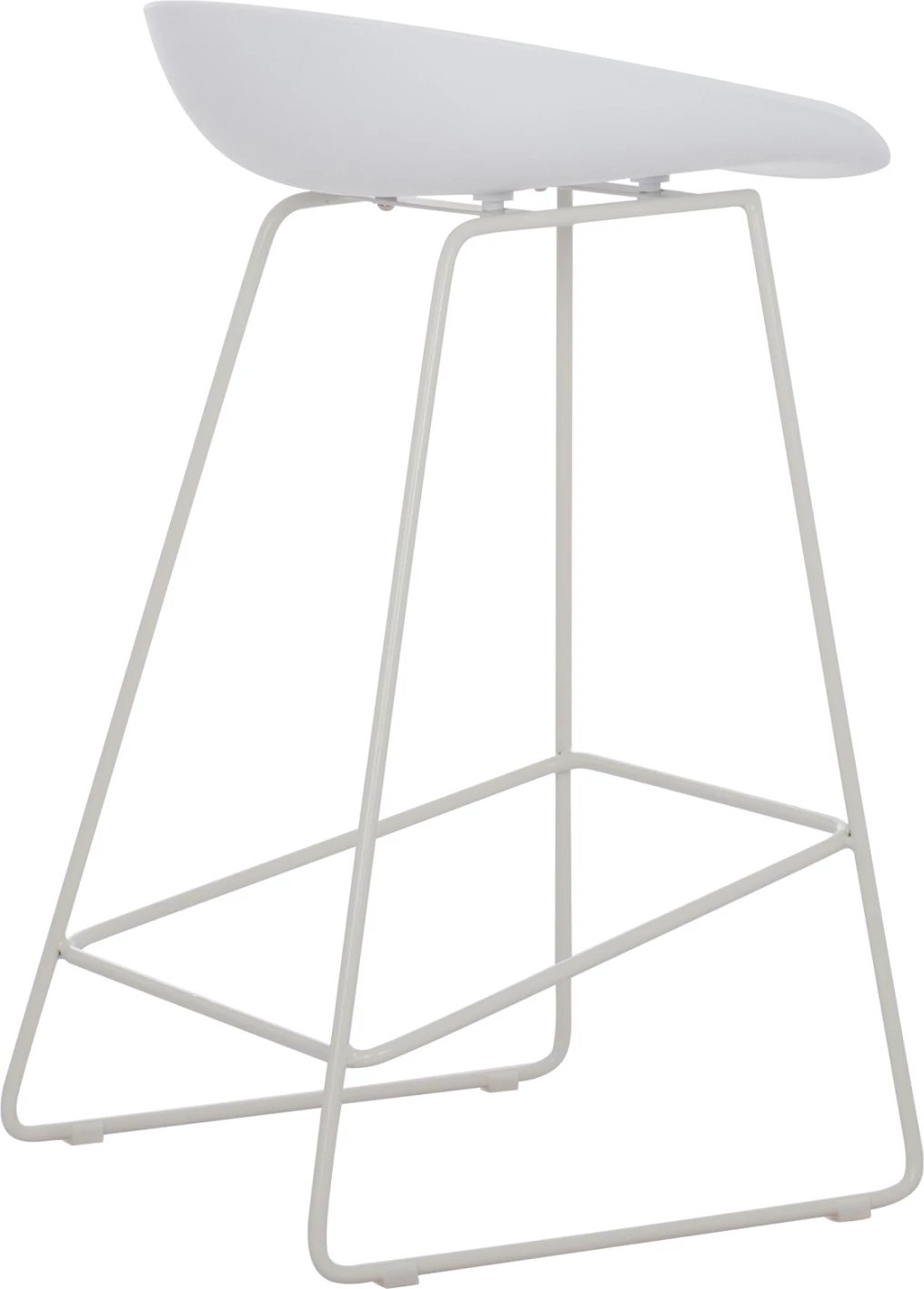 Karrige për bar FH9299.01, e bardhë, lartësi mesatare, 44x44x74, set prej 2 copë