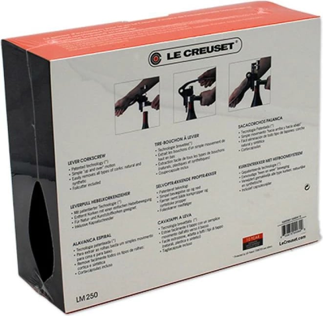 Hapëse vere me levë, Le Creuset, LM250, metal, argjendtë dhe e zezë