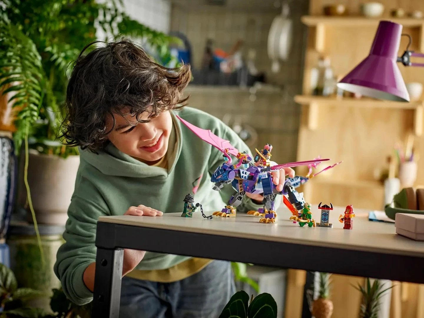 Set LEGO NINJAGO Rontu the Master Dragon 71842, 381 pjesë, 4 minifigura Set LEGO NINJAGO Rontu the Master Dragon 71842, 381 pjesë, 4 minifigura