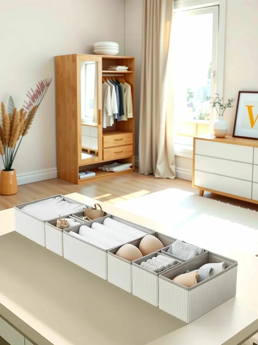 Set organizues prej fëlti, 8 copë, Evila Originals, YLC-O010-P