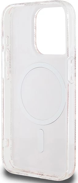 Mbështjellës Guess IML GCube MagSafe për iPhone 15 Pro, Rozë Mbështjellës Guess IML GCube MagSafe për iPhone 15 Pro, Rozë