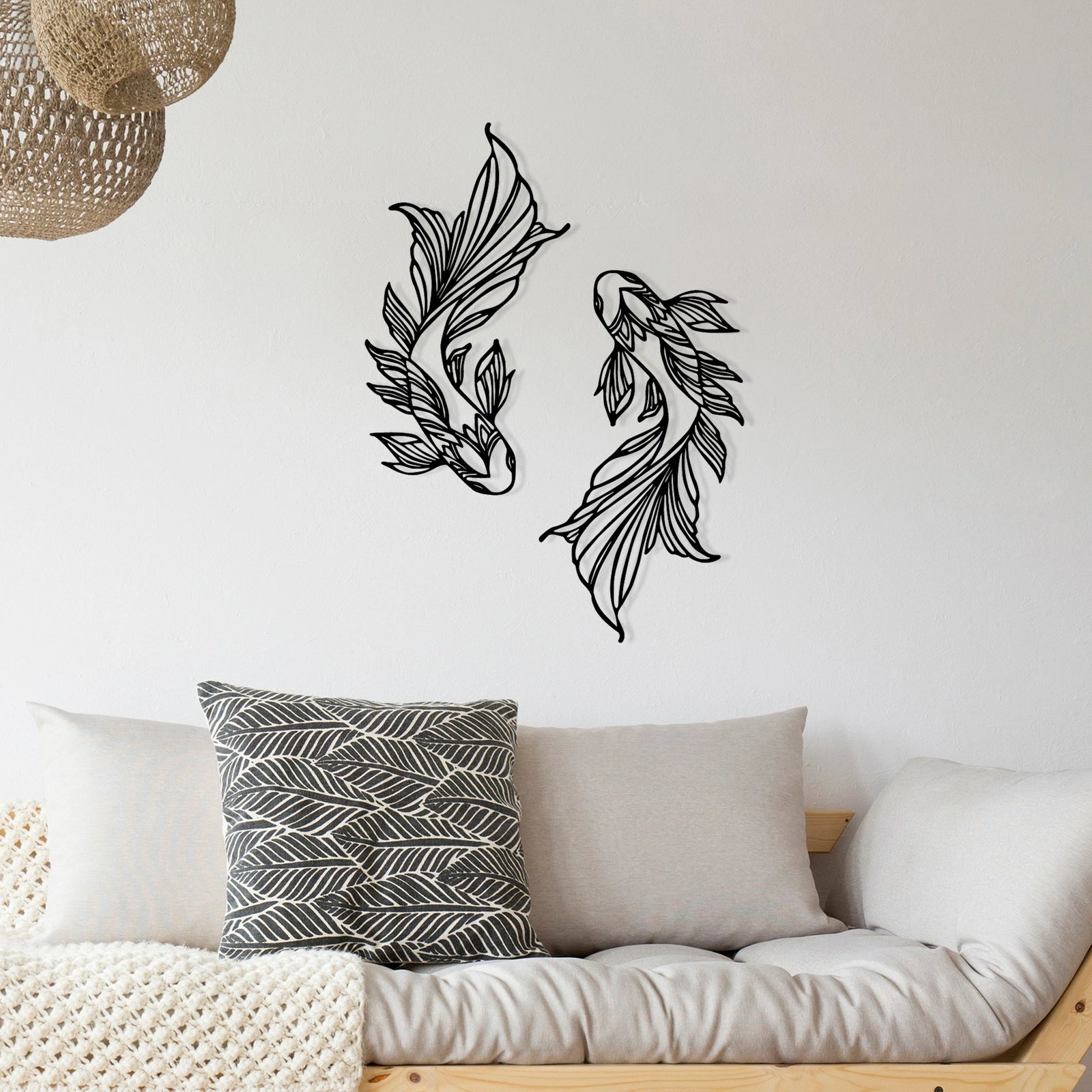 Aksesor dekorativ metalik për mur, Wallity, Verano