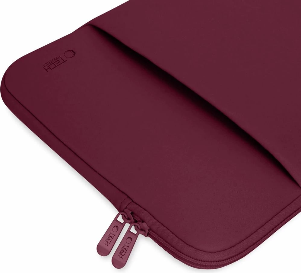 Mbështjellës laptopi Tech-Protect Neoprene 15-16 inç, Kuq e errët