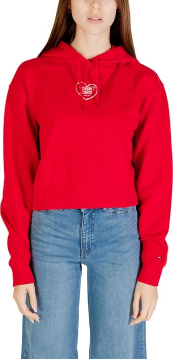 duks femra Tommy Hilfiger Jeans e kuqe