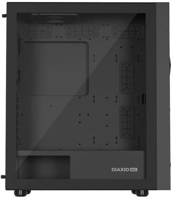 Kasë Natec Genesis Diaxid 605F, Midi Tower, ATX, USB-C, e zezë Kasë Natec Genesis Diaxid 605F, Midi Tower, ATX, USB-C, e zezë