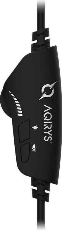 Kufje gaming AQIRYS Carina, 7.1, me mikrofon të ndashëm, ARGB, USB, e zezë