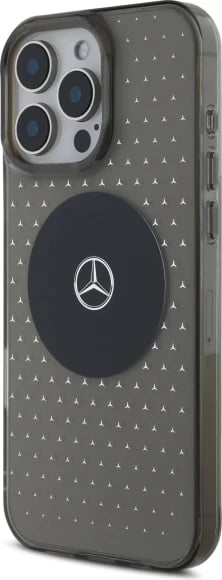 Mbështjellës Mercedes Star Pattern për iPhone 16 Pro, Zi
