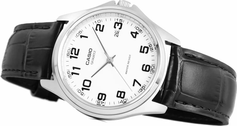 Orë dore për meshkuj Casio, e zezë