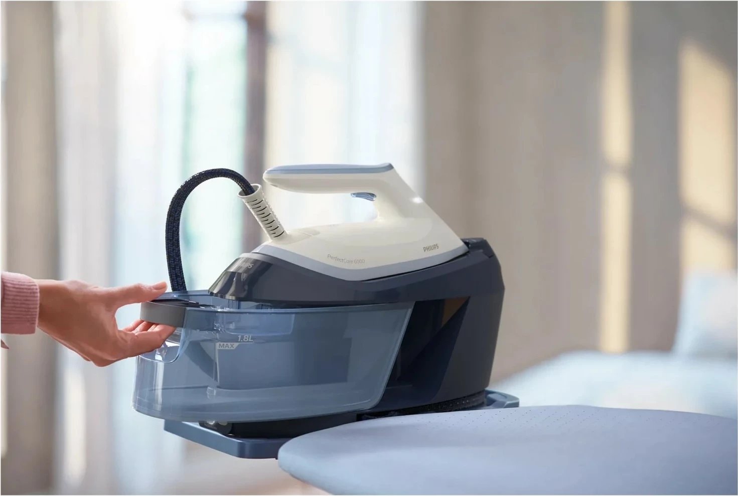 Hekur me avull gjenerues Philips PerfectCare 6000 PSG6026/20, granat