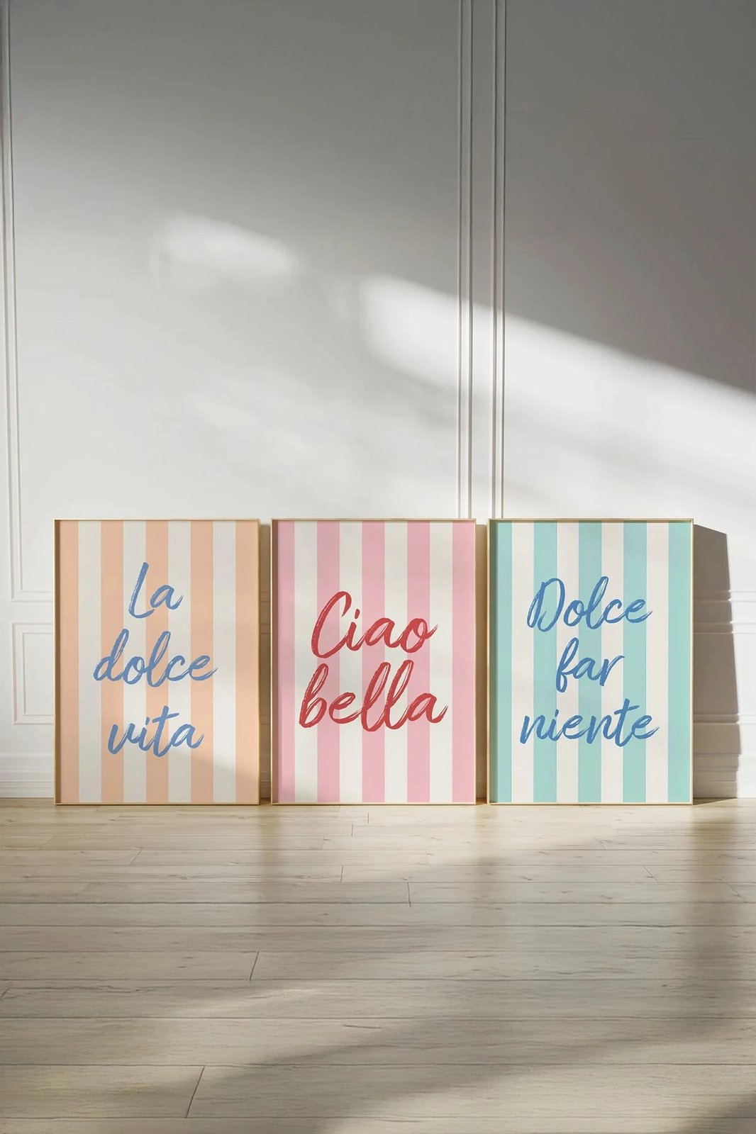 Pikturë dekorative me kornizë (3 copë), Wallity, Ersy3Ham9