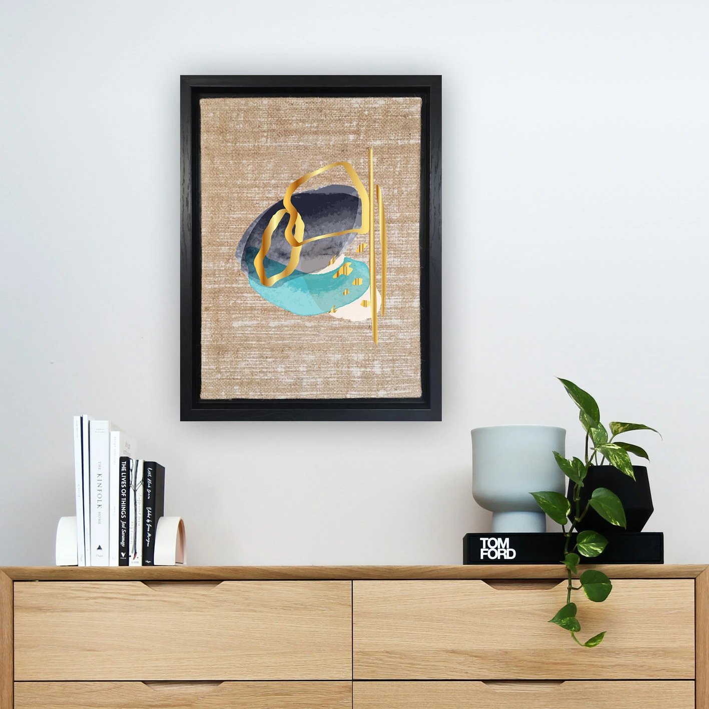 Pikturë dekorative në kanavacë, shumëngjyrëshe, Wallity LSJ319425232843, 66x96cm