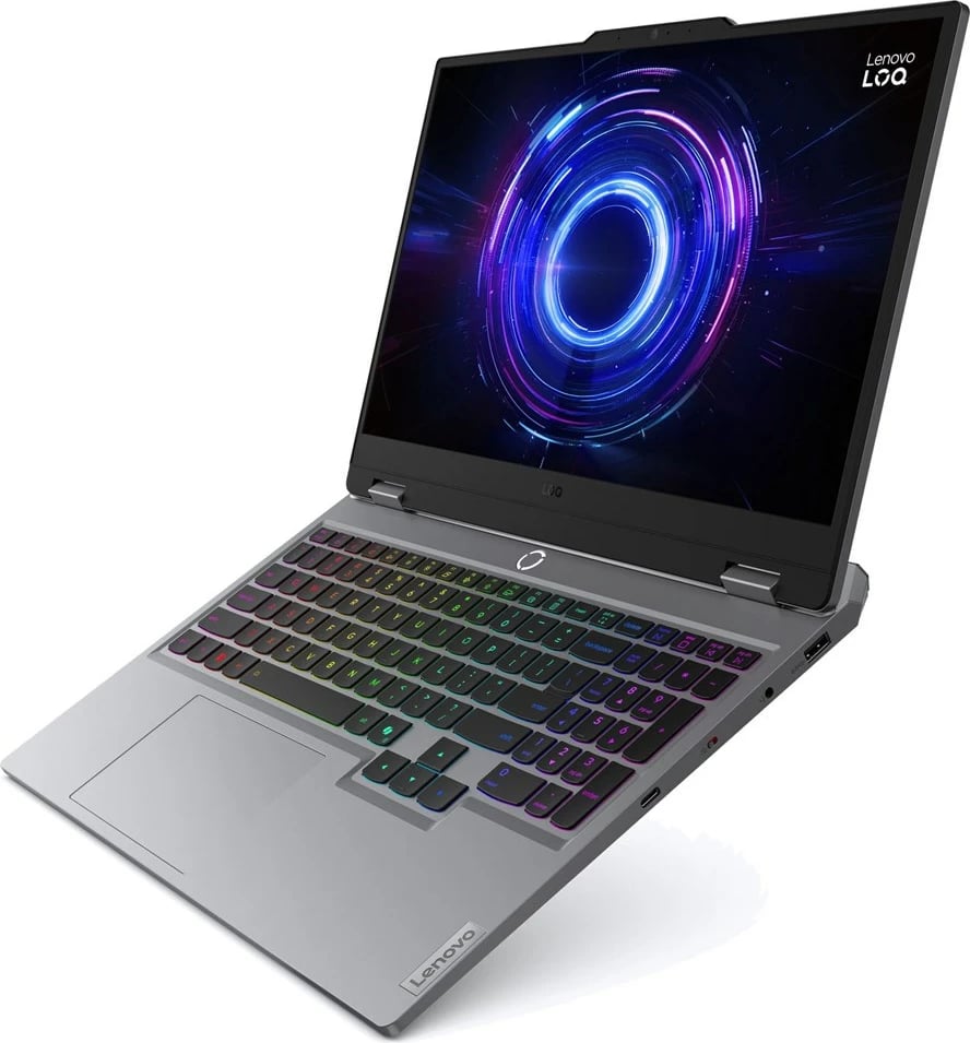 Laptop Lenovo LOQ 15IRX10, 15.6", Intel Core i5-13450HX, 32 GB RAM, 1 TB SSD, NVIDIA RTX 5060, Luna Grey