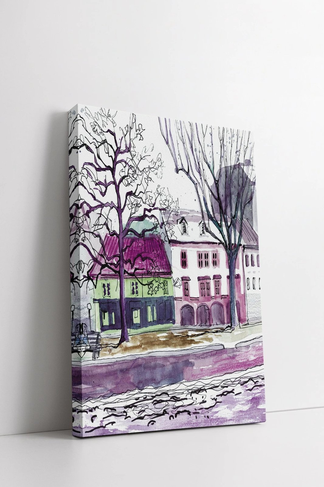 Pikturë dekorative në kanavacë, Wallity, Ersyfdc261, shumëngjyrëshe, 70x100cm