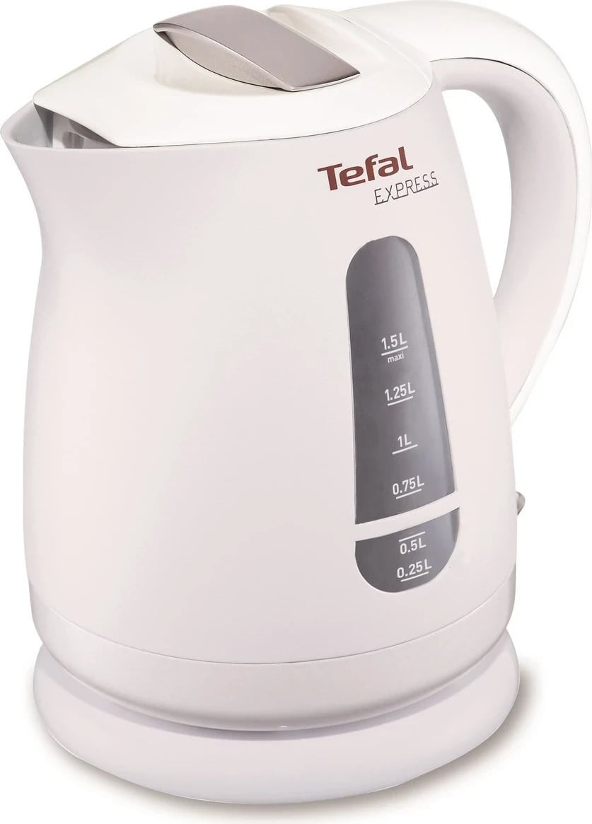 Çajnik elektrik Tefal Express, 1.5L, 2400W, bardhë