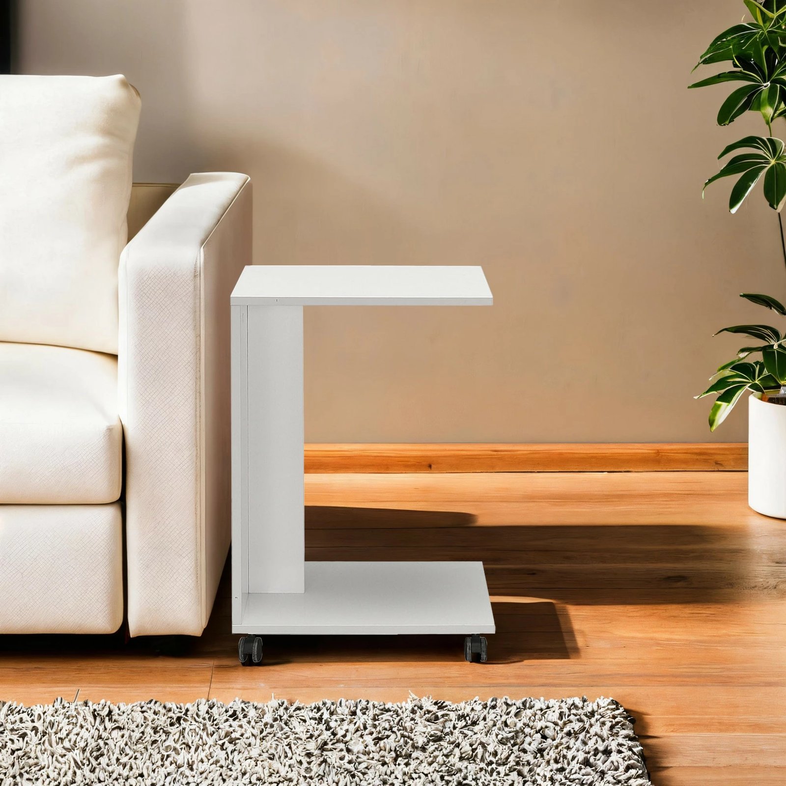 Tavolinë anësore Hanah Home, Diamond White, Shp-108-Dd-1