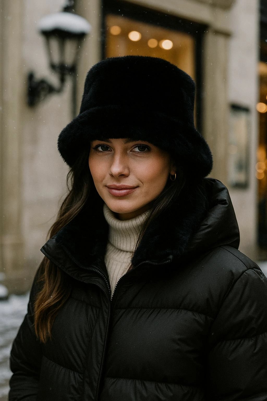 Kapelë për gra, Jumeon, SPK1102-1, e zezë