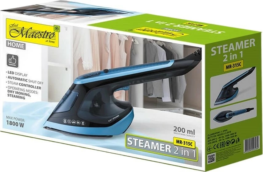 Hekur avullues Feel-Maestro MR-315C, 1800W, zi/blu