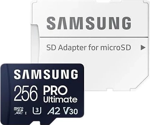 Kartë memorie microSDXC Samsung Ultimate, UHS-I U3, 256GB