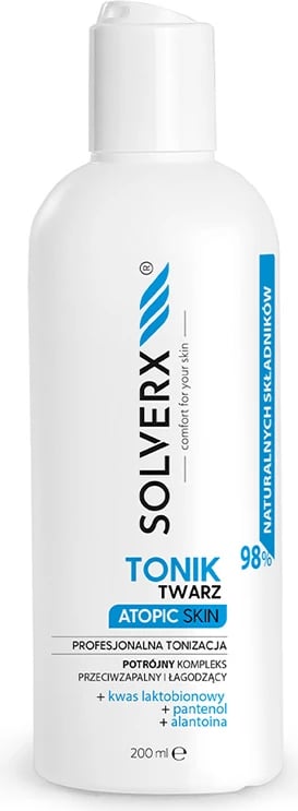 Tonik fytyre për femra SOLVERX Atopic Skin, 200ml Tonik fytyre për femra SOLVERX Atopic Skin, 200ml