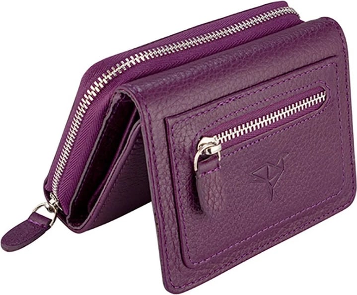 Portofol për gra, Zoozie Bags, Moon, ngjyrë damson