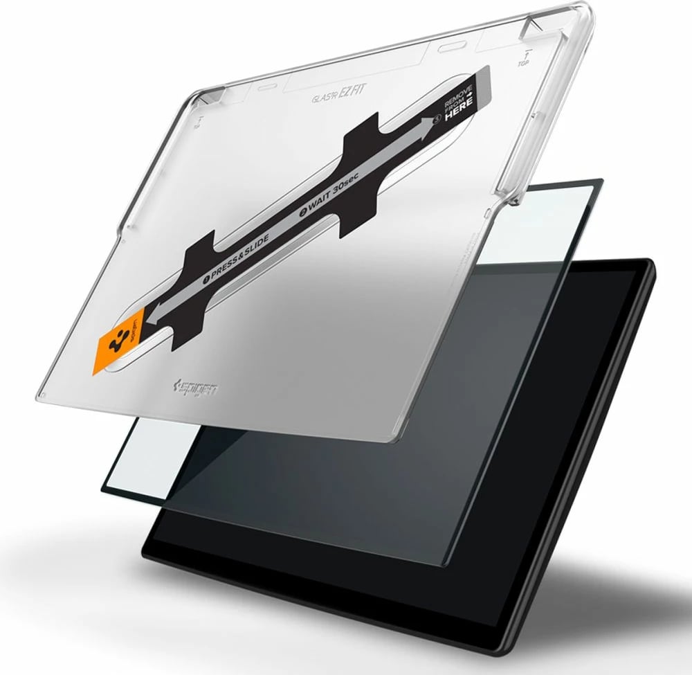 Xham mbrojtës Spigen Glas.tR EZ Fit për Tesla Model X 2022 / Model S 2021, Transparent
